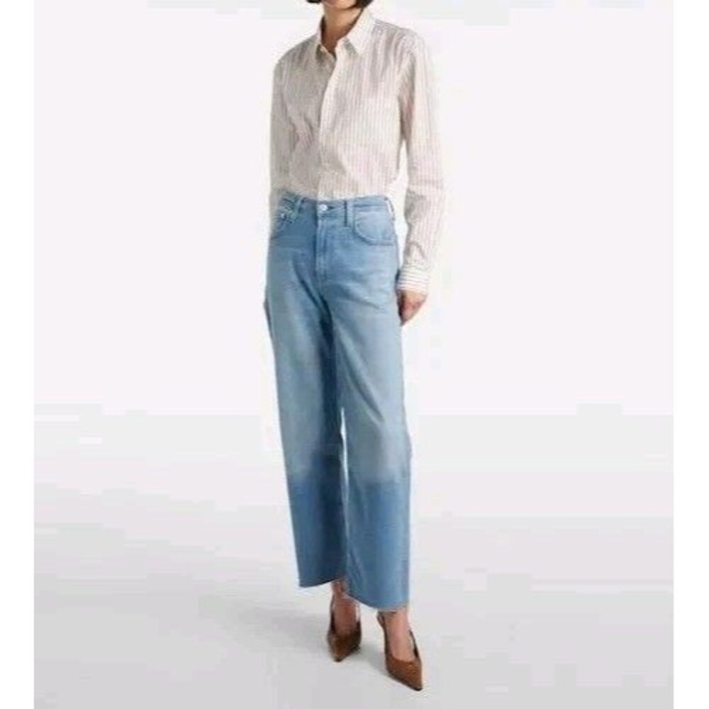 Citizens of Humanity NWT Palma Straight High Rise Jeans Lisbon Wash Size 34 Plus